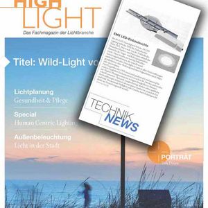 Presseclipping Highlight zur EMX LED-Einbauleuchte