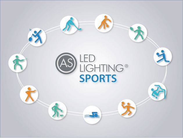 Lichtkompetenz im Sport beweist AS LED Lighting mit ballwurfsicheren, blendfreien und langlebigsten LED-Lichtlösungen aus eigener Herstellung Made in Germany