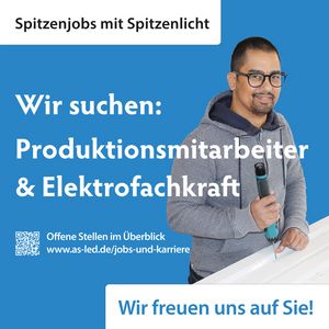 Produktionsmitarbeiter und Elektrofachkraft für Leuchten Produktion in Penzberg gesucht
