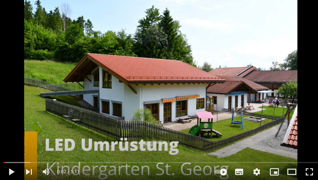 Videobeitrag LED Umrüstung Kindergarten St. Georg
