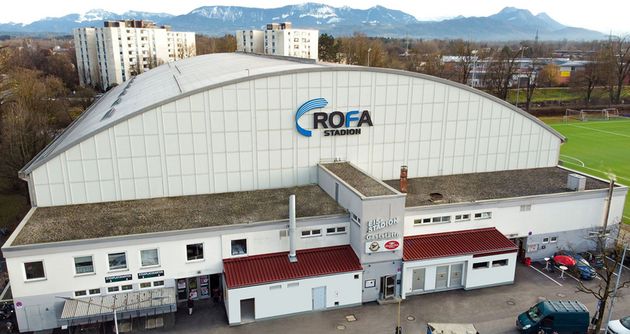 Außenansicht ROFA Eisstadion