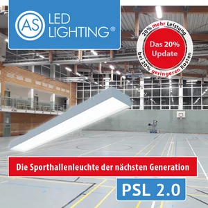 PSL 2.0 ist die Sporthallenleuchte der nächsten Generation