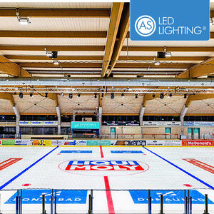 Spielklasse I konforme Beleuchtung auf dem Eis seit Umstellung auf LED 2025