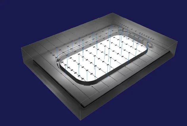 Lichtplanung ROFA Eisstadion
