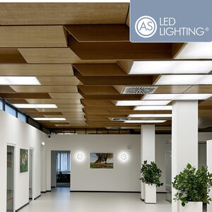 Effektvolle Sonderlösung für Holzpaneeldecken