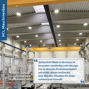 Nachhaltig langlebige LED-Industriebeleuchtung im Maschinenbau