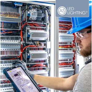 Alle AS LED Leuchten sind DALI2-fähig und in KNX-Steuerungen integrierbar