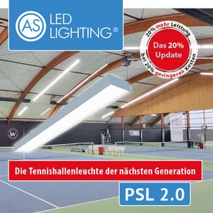 Die Sporthallenleuchte PSL 2.0 unter der Lupe: Die Tennisverbände fragen nach 