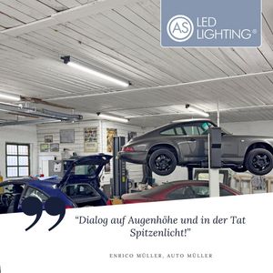 Spitzenlicht auch für Kleinbetriebe wie Kfz-Werkstätten